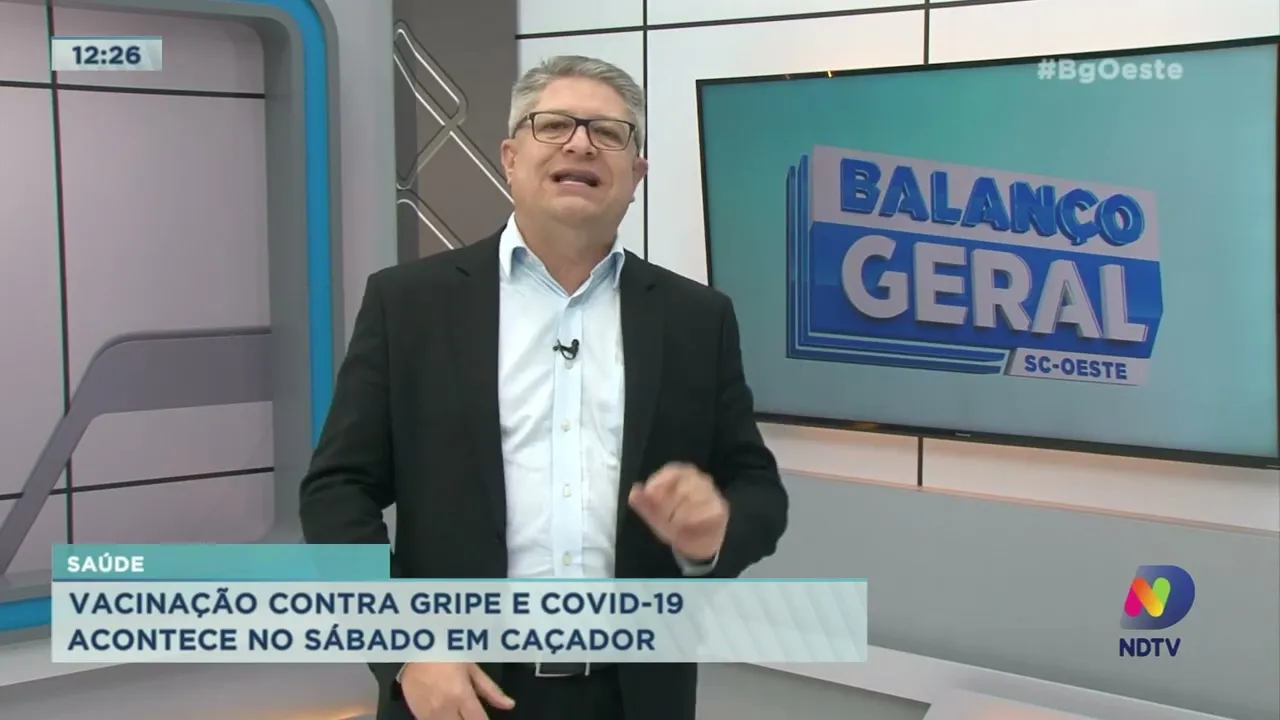 Vacinação contra Gripe e Covid-19 acontece no sábado em Caçador