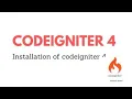 codeigniter 4 tutorial codeigniter 4 installation part 1