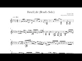 Transcription - Real Life (Brad's Solo)
