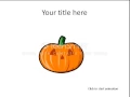 Animated Pumpkin Powerpoint Template