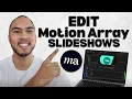 How to Edit Motion Array Slideshow Templates Step-by-Step Tutorial for Beginners