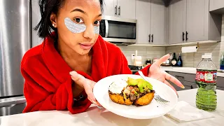 TRIED THE VIRAL TIK TOK CLEAN SWEET POTATO MEAL