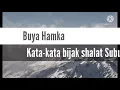 Download Lagu Buya Hamka kata-kata bijak tentang #sholat Subuh#
