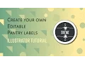 How to make Editable Pantry labels