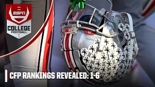 CFP Rankings No 1-6 REVEALED ESPN College Football