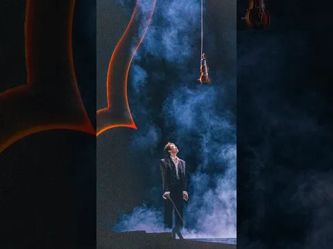 Violin coming down from the top?! #enjoytheshowtour