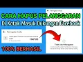 CARA HAPUS PELANGGARAN DI KOTAK MASUK DUKUNGAN FACEBOOK 2024