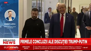 Primele concluzii ale discuției dintre Donald Trump și Vladimir Putin
