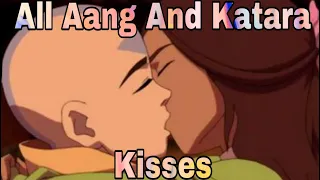 All Aang And Katara Kisses Avatar The Last Airbender 