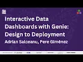 Interactive Dashboards with Genie jl JuliaCon 2023