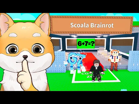 Video Thumbnail: Cand BRAINROTI Merg la Scoala in Steal a Brainrot...