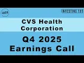 CVS Health Corporation Q4 2025 Earnings Call