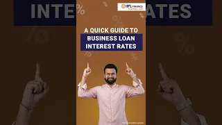 How is the business loan interest rate decided? | बिजनेस लोन कौन ले सकता है | IIFL Finance #shorts