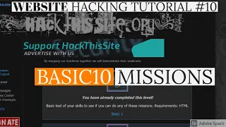HACK THIS SITE BASIC 10 MISSION HTS TUTORIAL TECHNO AYAN