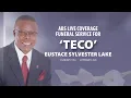 OFFICIAL BURIAL SERVICE FOR EUSTACE SYLVESTER TECO LAKE Monday March 30th 2026