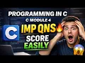 Programming in C Module 4 IMP Questions Exam Oriented Score Easy VTU Exams
