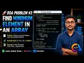 DSA Find Minimum Element in Array Python Best Approach O n with python