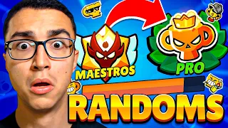 El MEJOR JUGADOR de BRAWL JUEGA COMPETITIVO con RANDOMS TROLLS