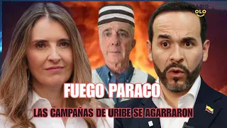 FUEGO PARACO LAS CAMPANAS DE URIBE SE AGARRARON