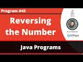 Java program to reverse the given number