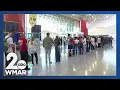 FULL STORY Long TSA line wait times