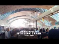 On board the RTS Views from the Johor Bahru-Singapore Rapid Transit System Link train test trip