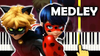Download Miraculous Ladybug - Ultimate MEDLEY - Piano tutorial MP3
