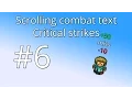 6 Unity tutorial Scrolling combat text - Critical strikes