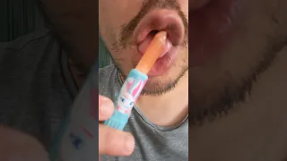 ASMR My Little Pony Lipstick Lollipop fast crunchy eating sounds mukbang #youtubeshorts  #shorts