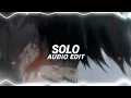 solo - clean bandit ft. demi lovato [ edit audio ]