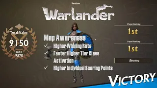 Warlander Gameplay - How Essential is Map Awareness Achieving Top Rank in 2-Army Battle Victory