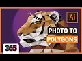 Photo to Polygons Illustrator Tutorial 365