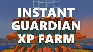 Minecraft Elegance Instant Guardian XP Farm No Drain 180k and 90k Java 1 16