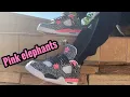 Custom Jordans pink elephant 4 s satisfying