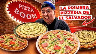 🎉CELEBRANDO el CUMPLEAÑOS de MANIKE en la Primera pizzería de El Salvador 🤯