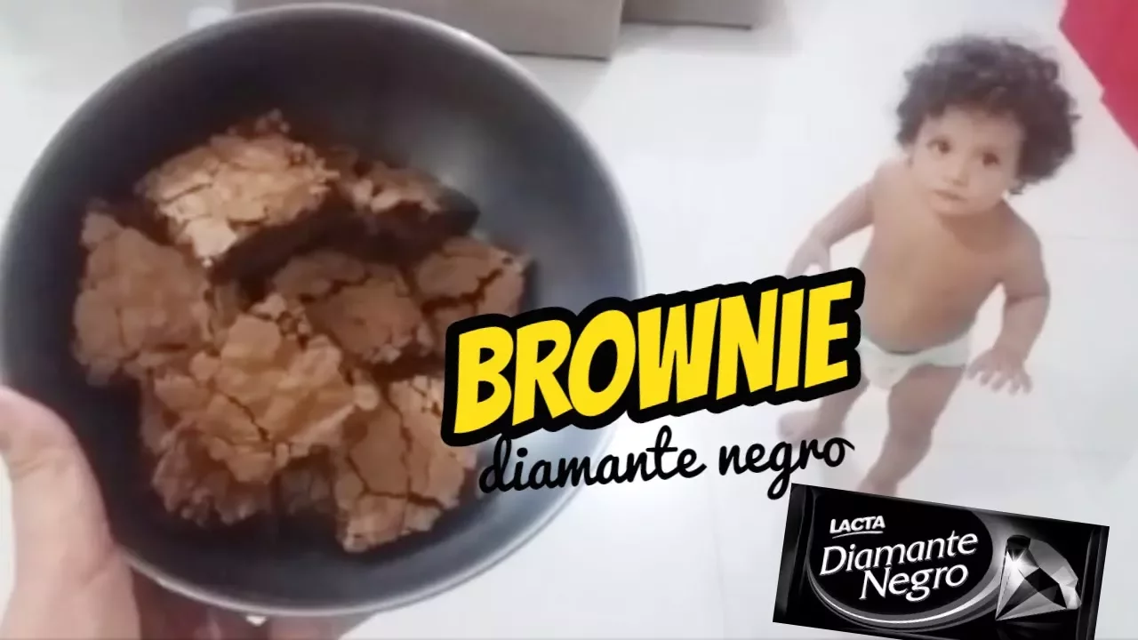 RECEITA DE BROWNIE DIAMANTE NEGRO - O MELHOR DO MUNDO!!!