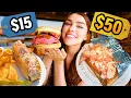 Expensive vs Cheap Food in Boston