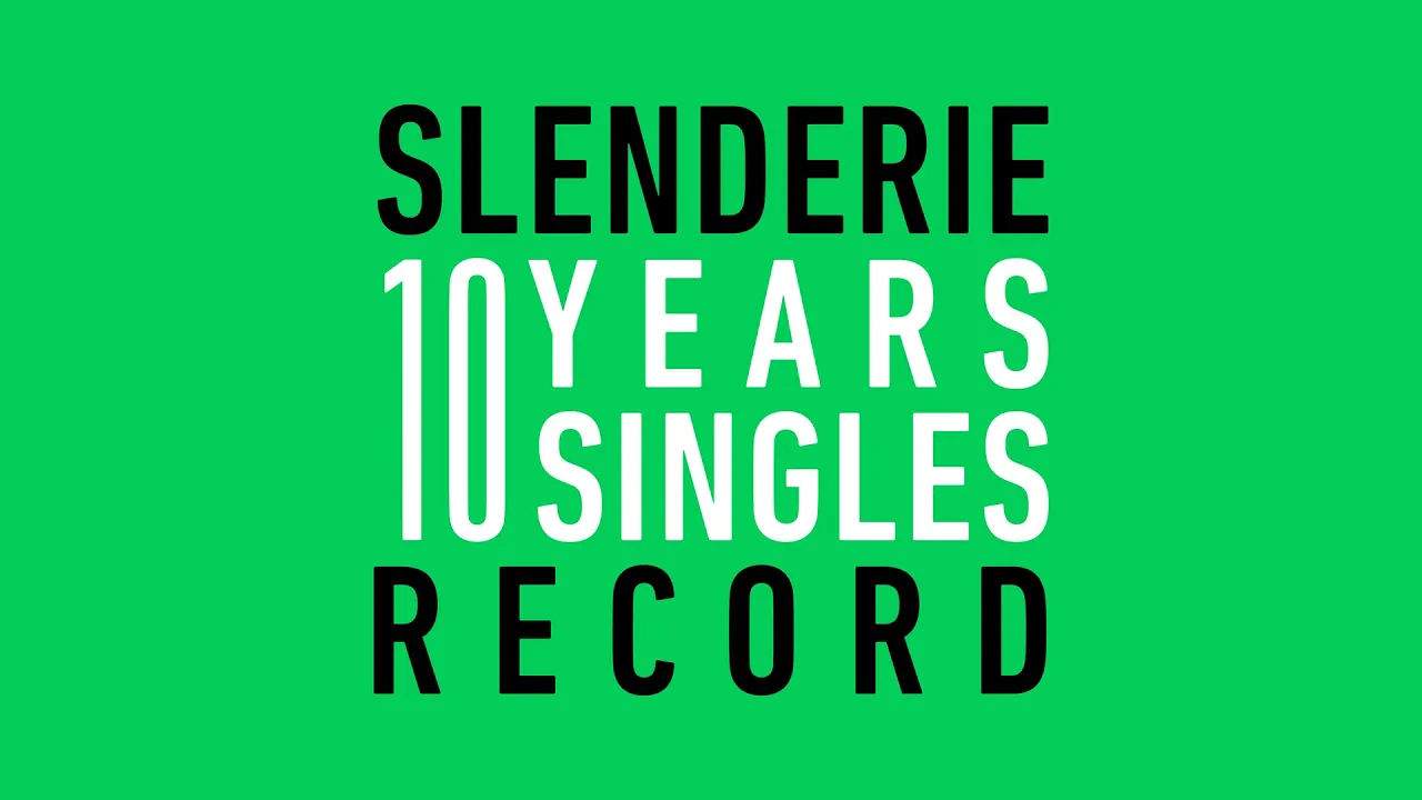 SLENDERIE RECORD 10YEARS 10SINGLES