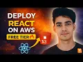 How to Deploy React App on AWS S3 Free Tier Step by Step