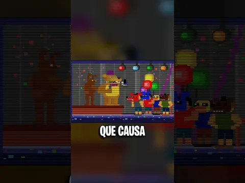 Por que o Nightmare Fredbear tem uma boca na barriga? #shorts