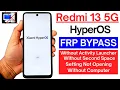 Download Lagu Redmi 13 5G FRP Bypass (HyperOS Android 14) – No PC, No Second Space | 2025 Updated Method