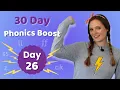 Day 26 30 Day Phonics Boost Learn to Read with Sounds Blending CVC Words British Teacher