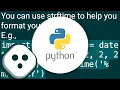 Convert datetime object to a String of date only in Python