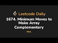 1674 Minimum Moves to Make Array Complementary Leetcode Daily - Python