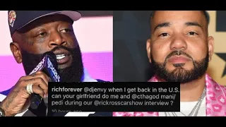 Rick Ross EXPOSES Dj Envy on IG Allegations Against Envy and Business Partner about Flipping Biz