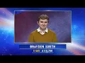 Brayden Smith In Loving Memory Tournament of Champions 2021 JEOPARDY