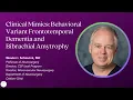 Download Lagu Dr. Wouter Schievink—Clinical mimics: bvFTD and BBA