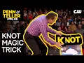 Download Lagu Magician Performs Knot Magic Trick | Penn \u0026 Teller: Fool Us | The CW