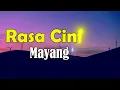 Mayang Sari - Rasa Cintaku | Liric