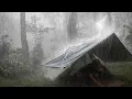 Lightning Hit Near My Tent! Solo Camping During a Wild Storm